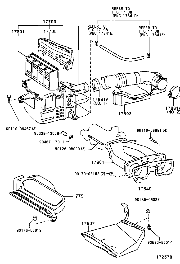  CROWN CROWN MAJESTA |  AIR CLEANER