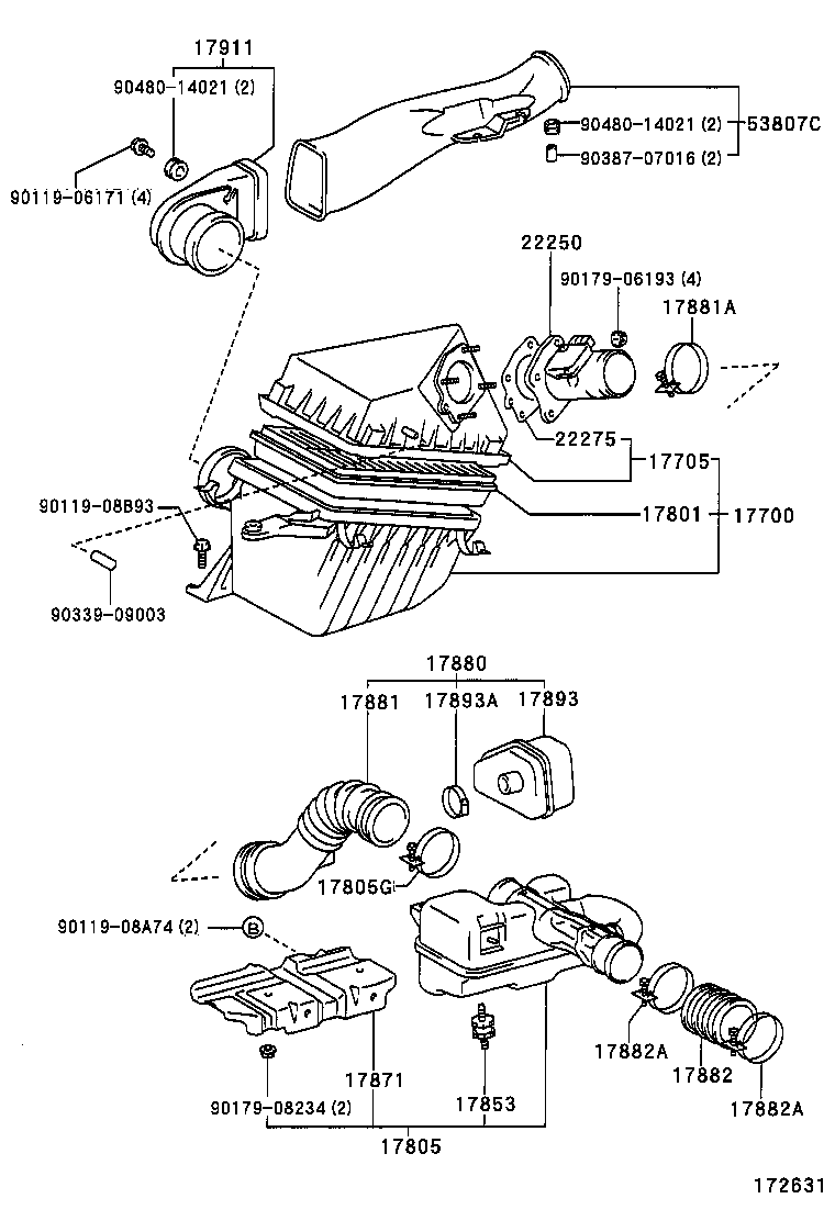  HILUX SURF |  AIR CLEANER