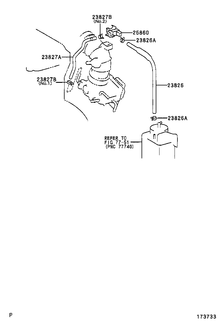  ESTIMA T L |  VACUUM PIPING