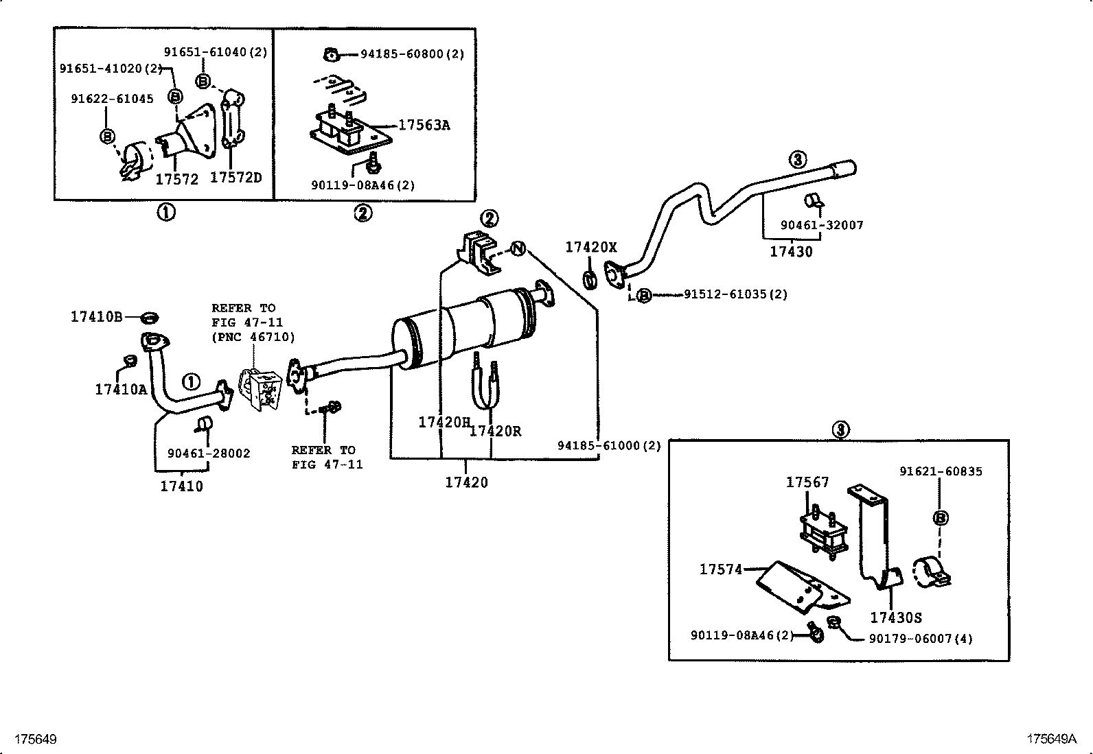  DYNA 200 TOYOACE G25 |  EXHAUST PIPE