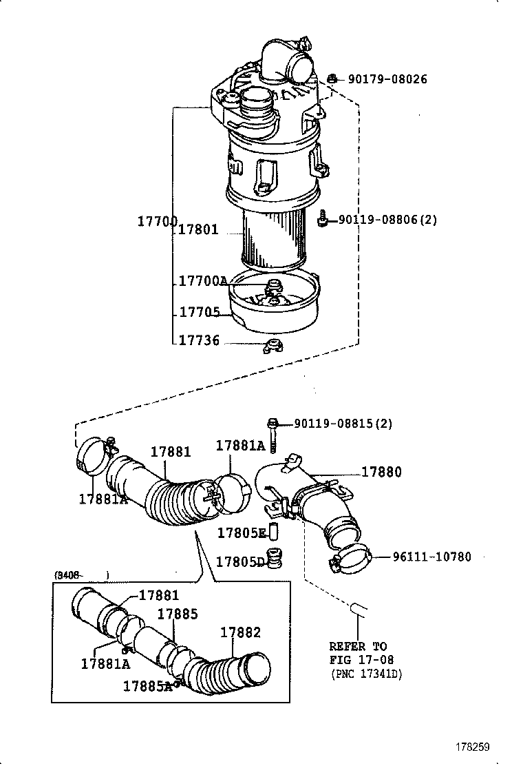  HIACE REGIUSACE |  AIR CLEANER