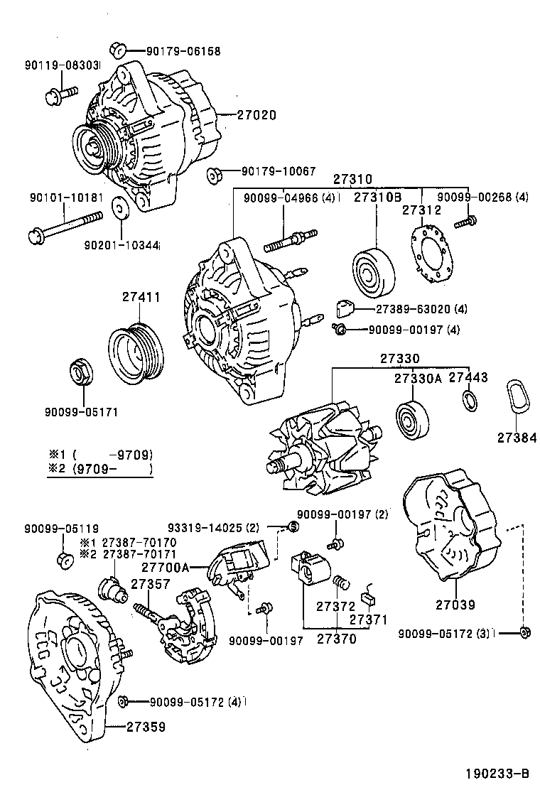  LVN CRE TRN MRN |  ALTERNATOR