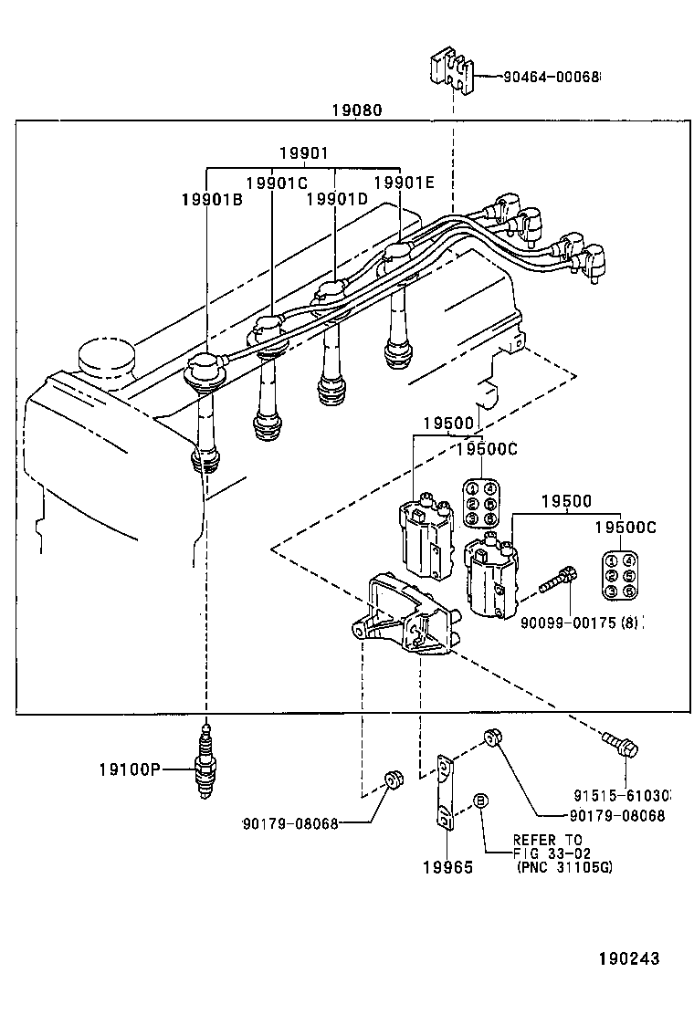  LVN CRE TRN MRN |  IGNITION COIL SPARK PLUG