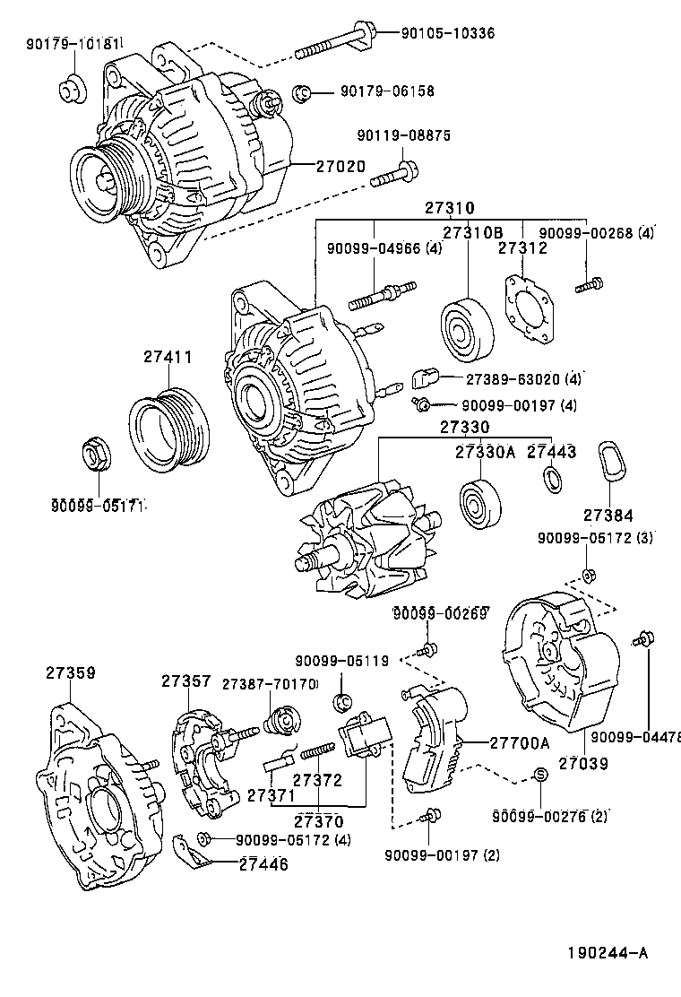  LVN CRE TRN MRN |  ALTERNATOR