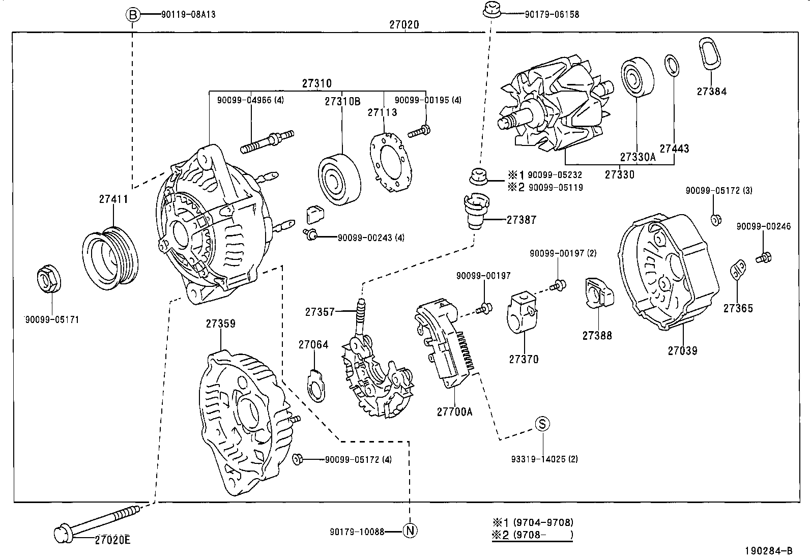  REGIUS TOURING HIACE |  ALTERNATOR