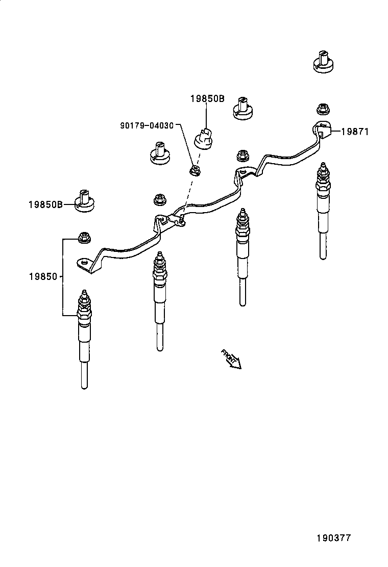  CARINA FF |  IGNITION COIL SPARK PLUG