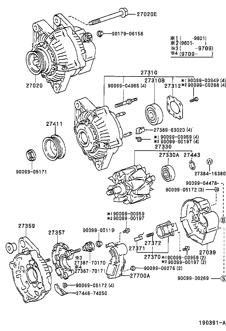  RAV4 |  ALTERNATOR