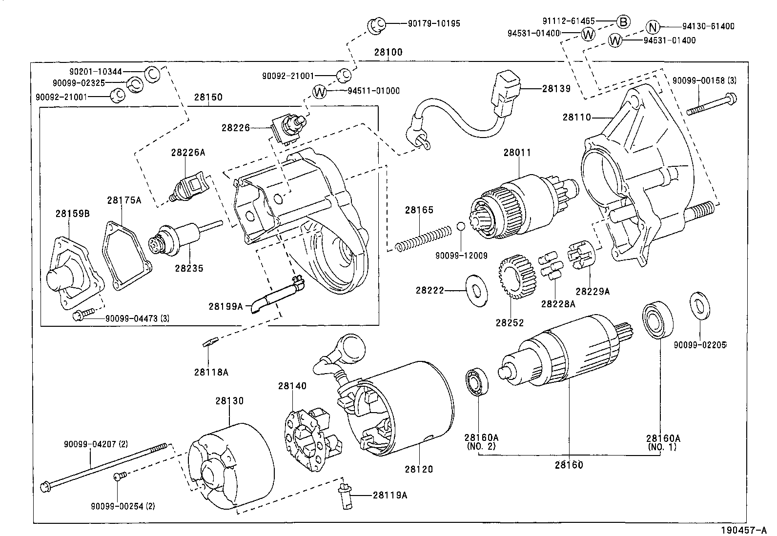  DYNA 200 TOYOACE G25 |  STARTER