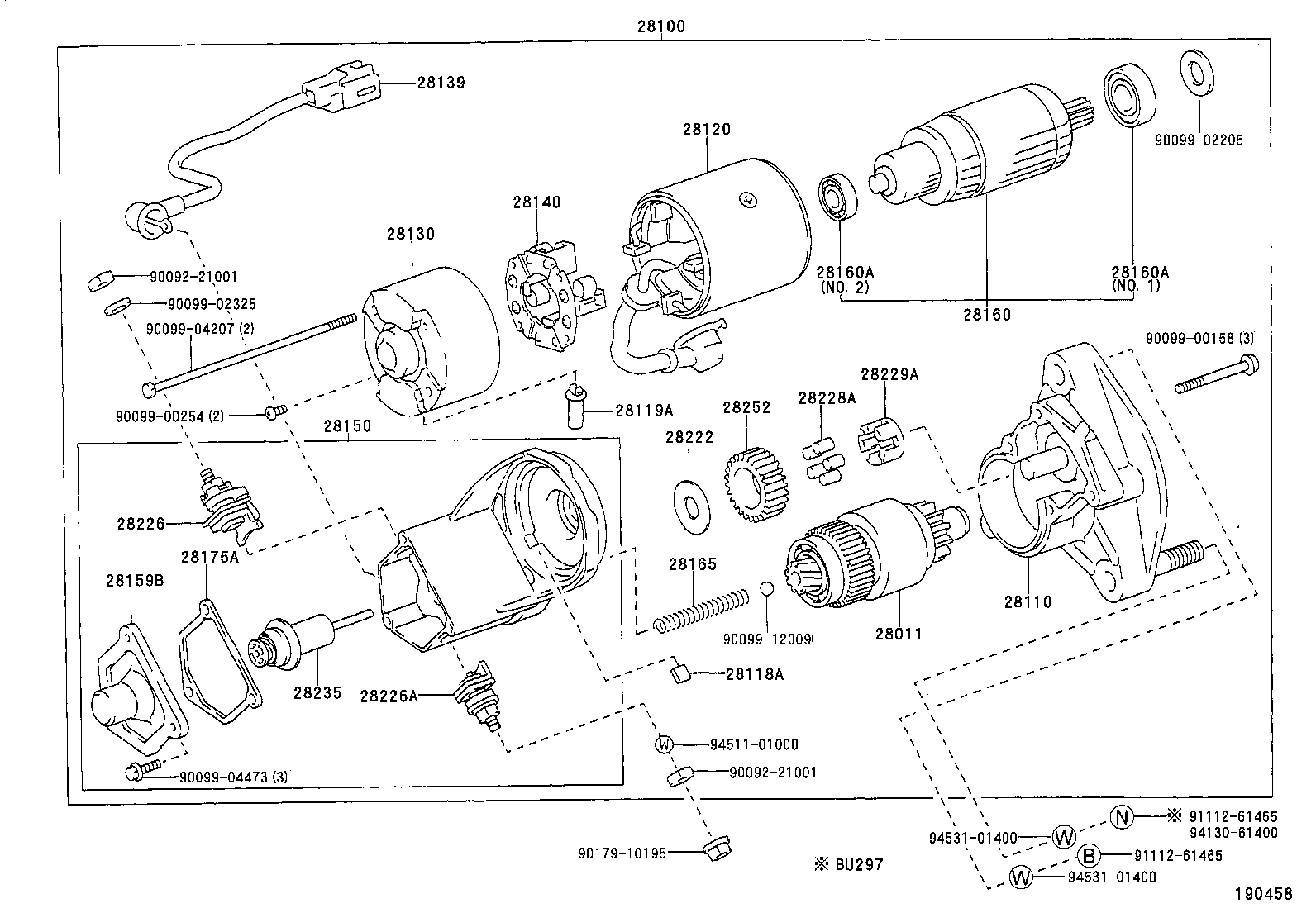  DYNA 200 TOYOACE G25 |  STARTER