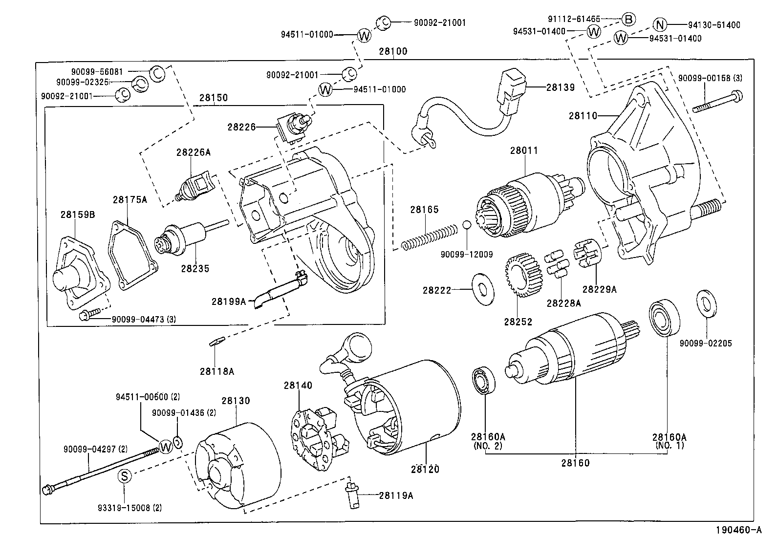  DYNA 200 TOYOACE G25 |  STARTER