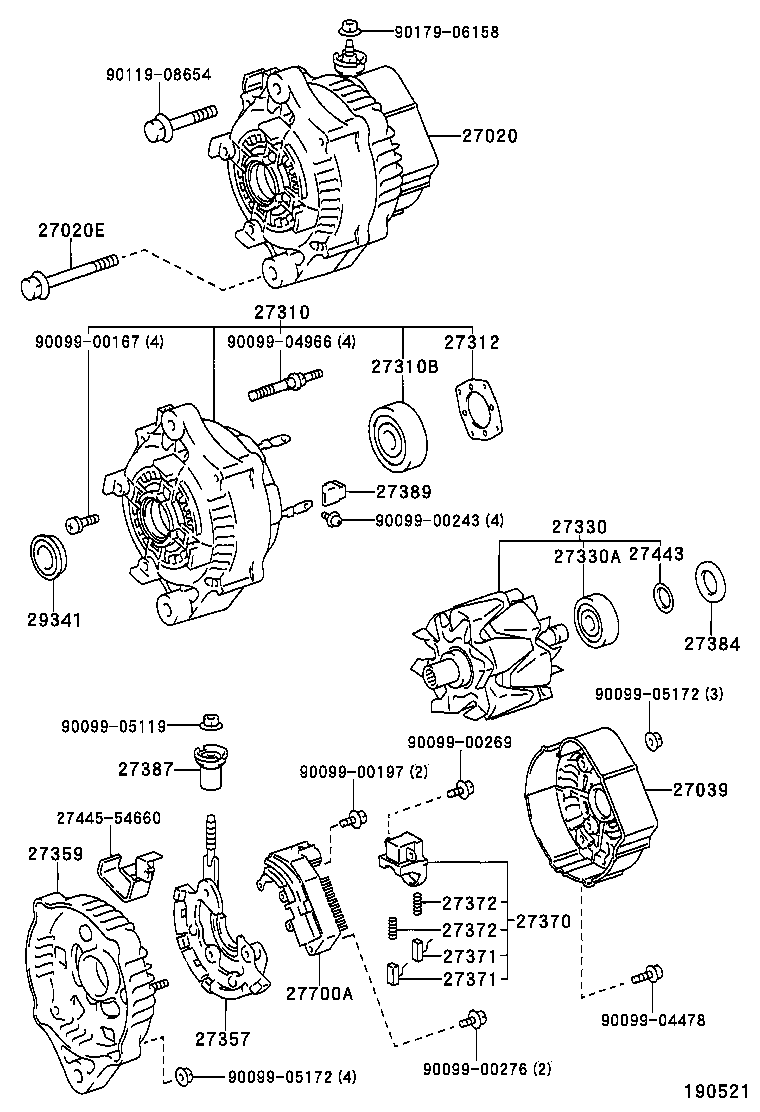  HILUX |  ALTERNATOR