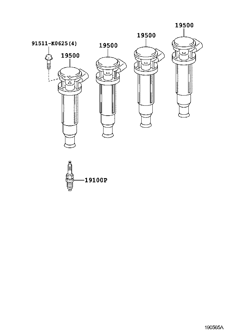  MR2 |  IGNITION COIL SPARK PLUG