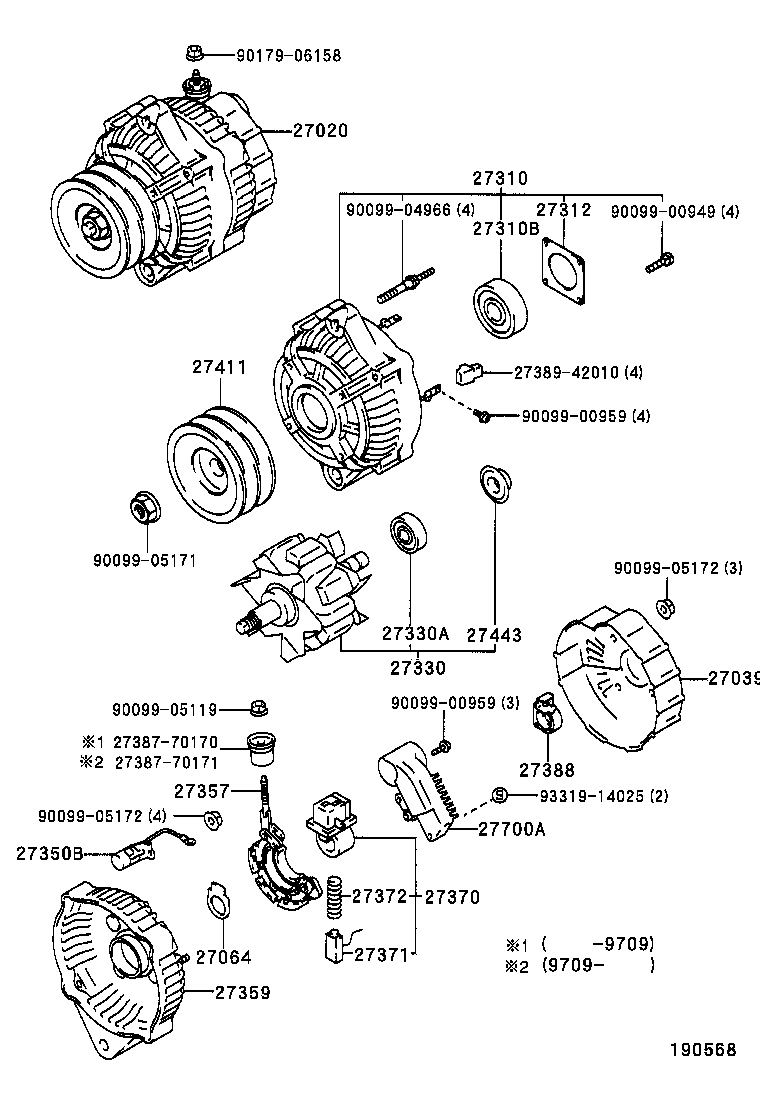  LAND CRUISER S T H T |  ALTERNATOR