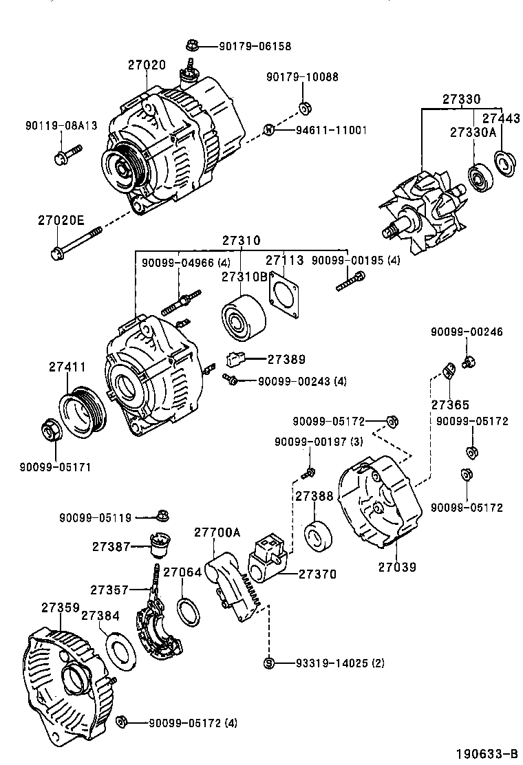  GRANVIA GRAND HIACE |  ALTERNATOR