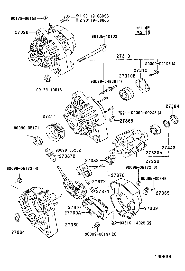  STARLET |  ALTERNATOR