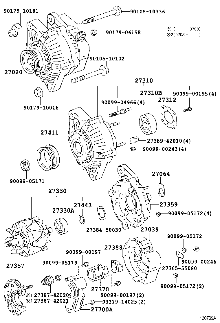  CALDINA |  ALTERNATOR