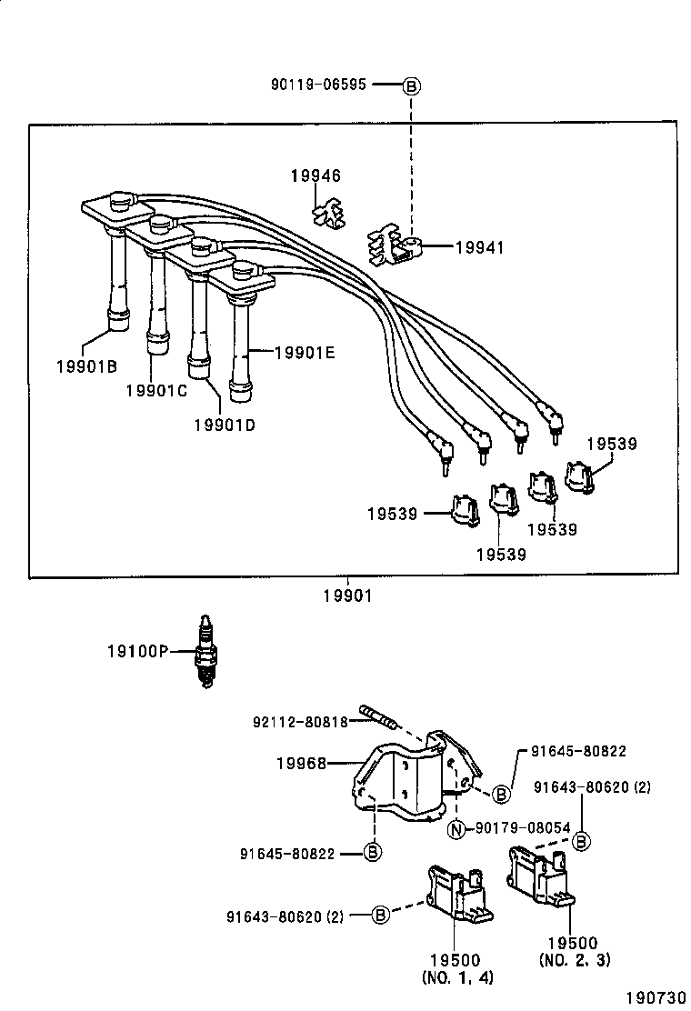  CALDINA |  IGNITION COIL SPARK PLUG