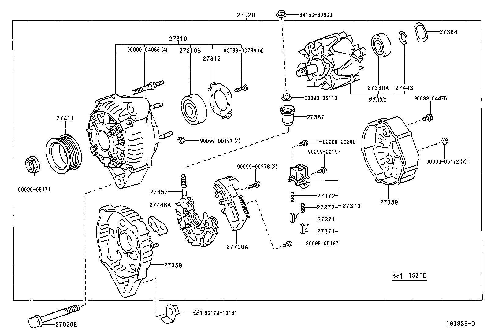  VITZ |  ALTERNATOR