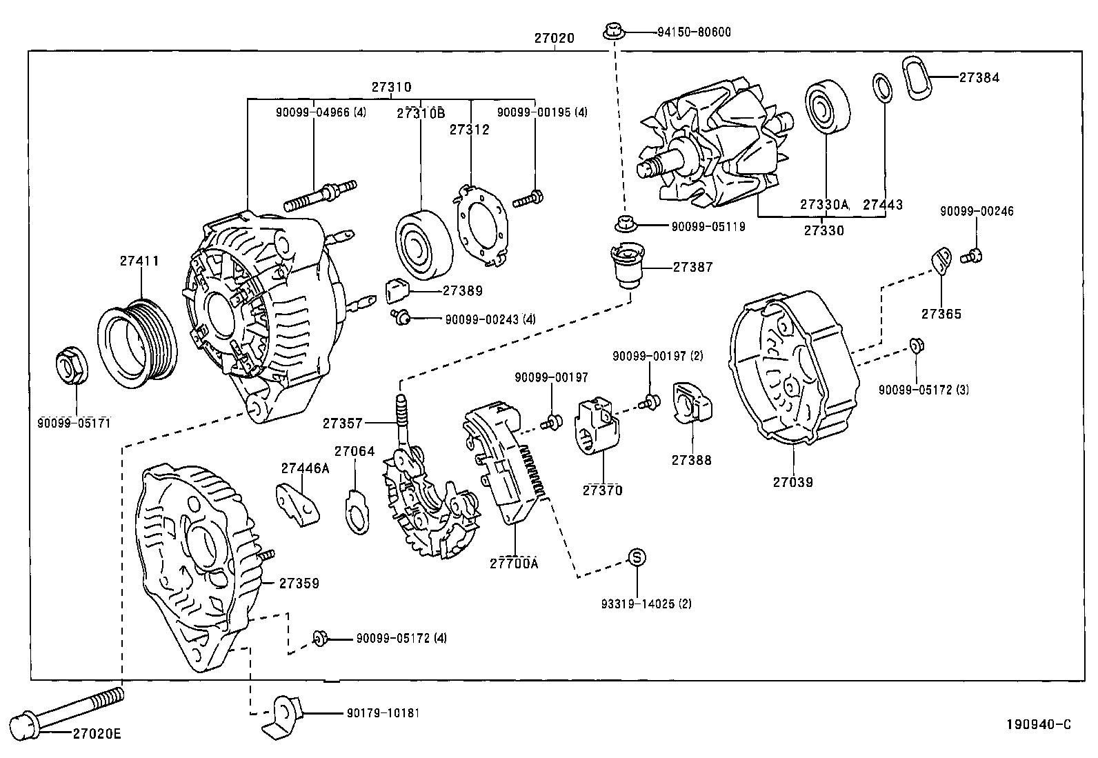  VITZ |  ALTERNATOR