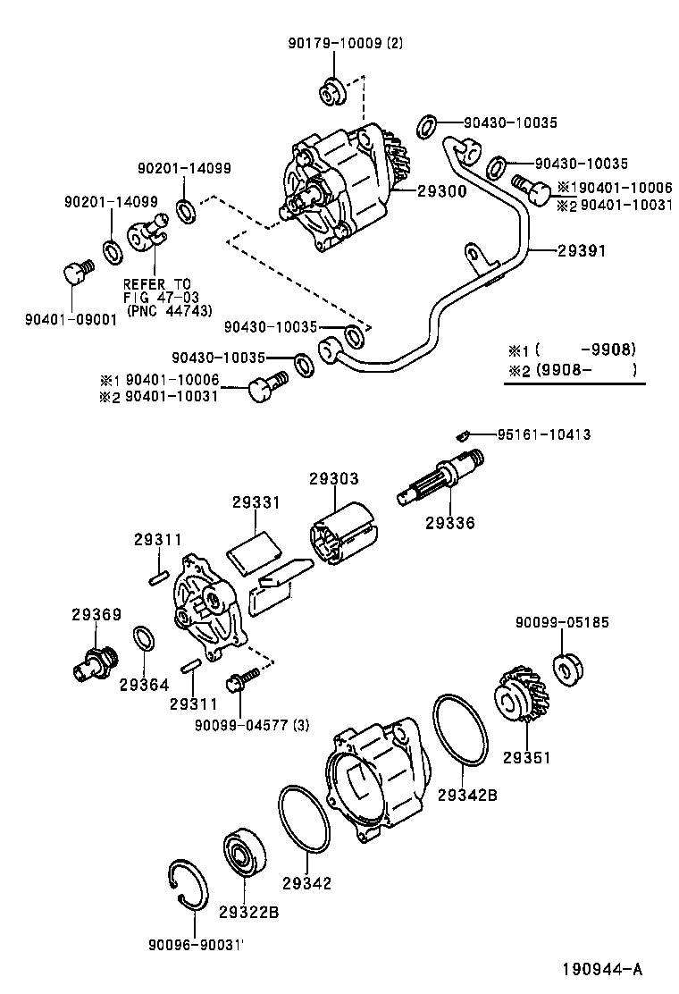  LAND CRUISER S T H T |  VACUUM PUMP