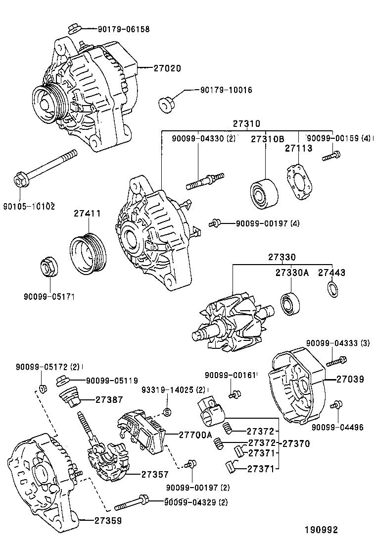  COROLLA 2 |  ALTERNATOR