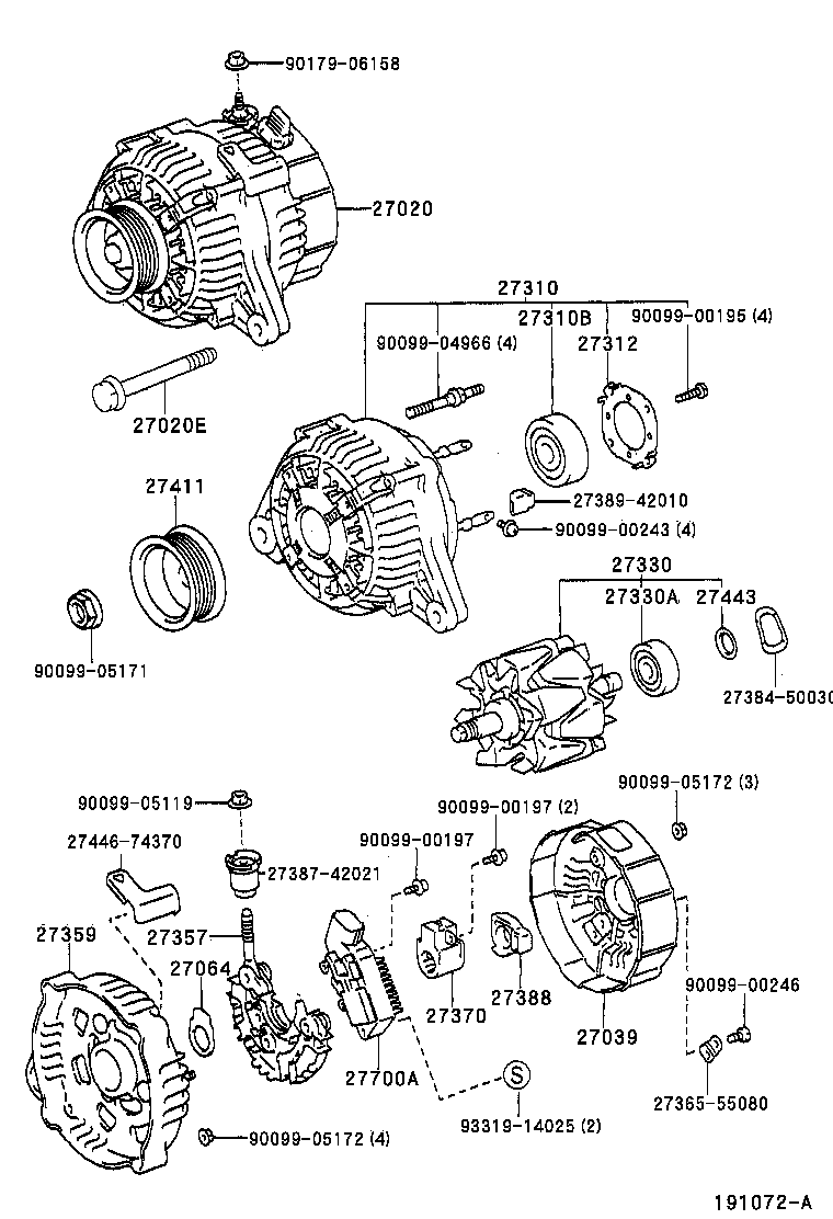  CALDINA |  ALTERNATOR