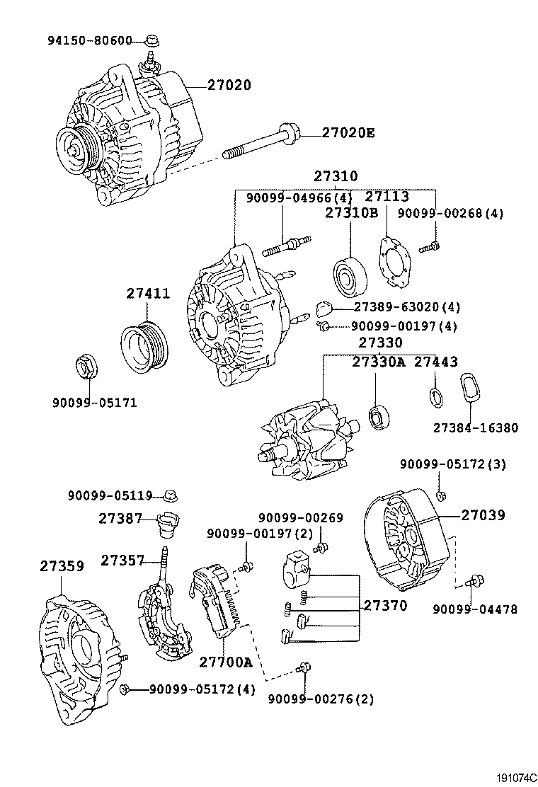  HIACE REGIUSACE |  ALTERNATOR