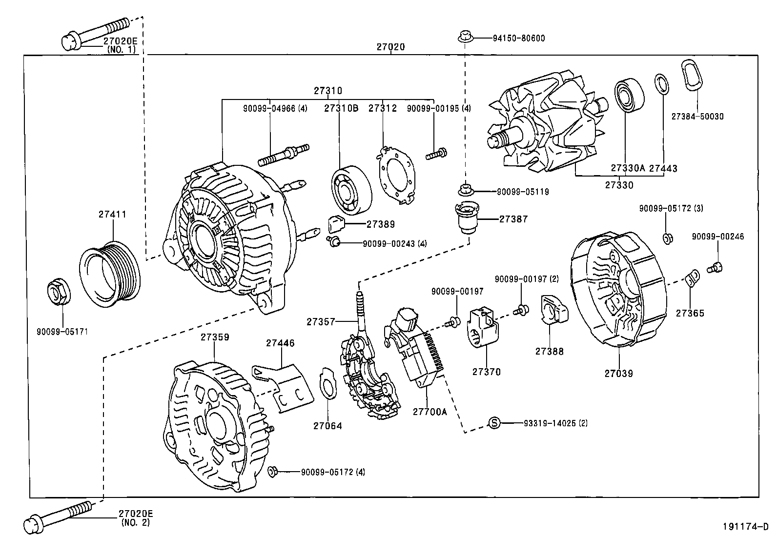  ESTIMA T L |  ALTERNATOR