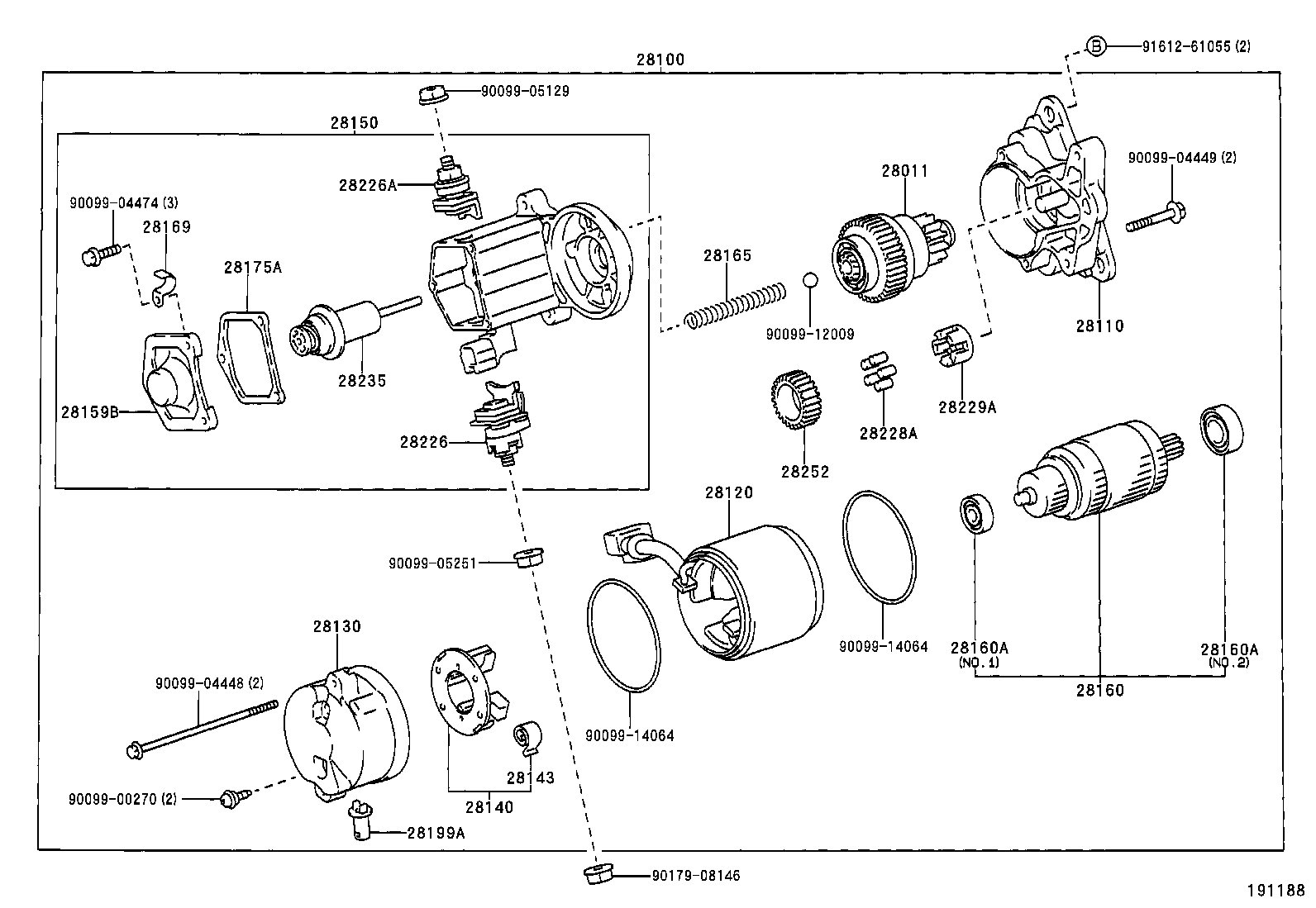  DYNA 200 TOYOACE G25 |  STARTER