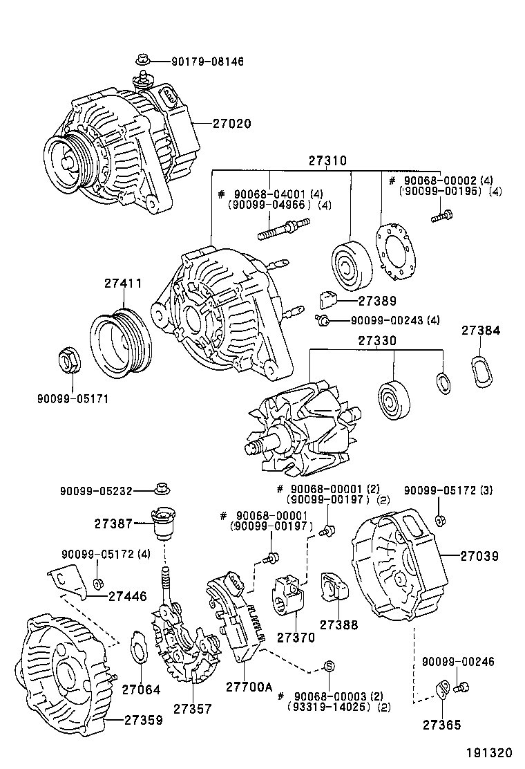  AVALON |  ALTERNATOR
