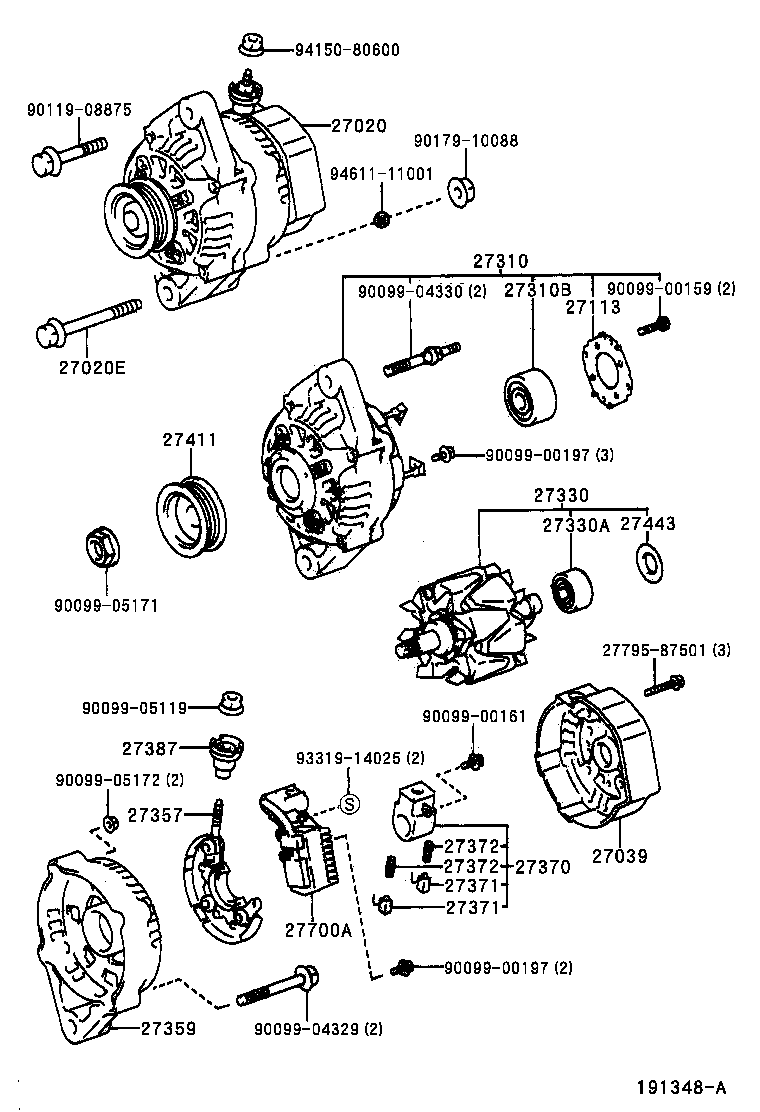  HIACE REGIUSACE |  ALTERNATOR