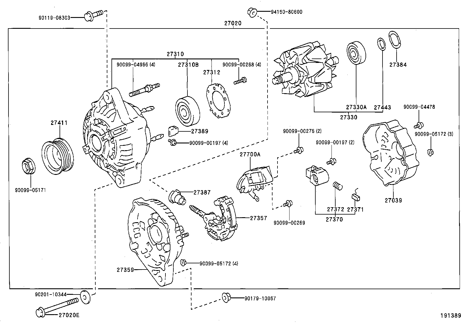  CARINA FF |  ALTERNATOR