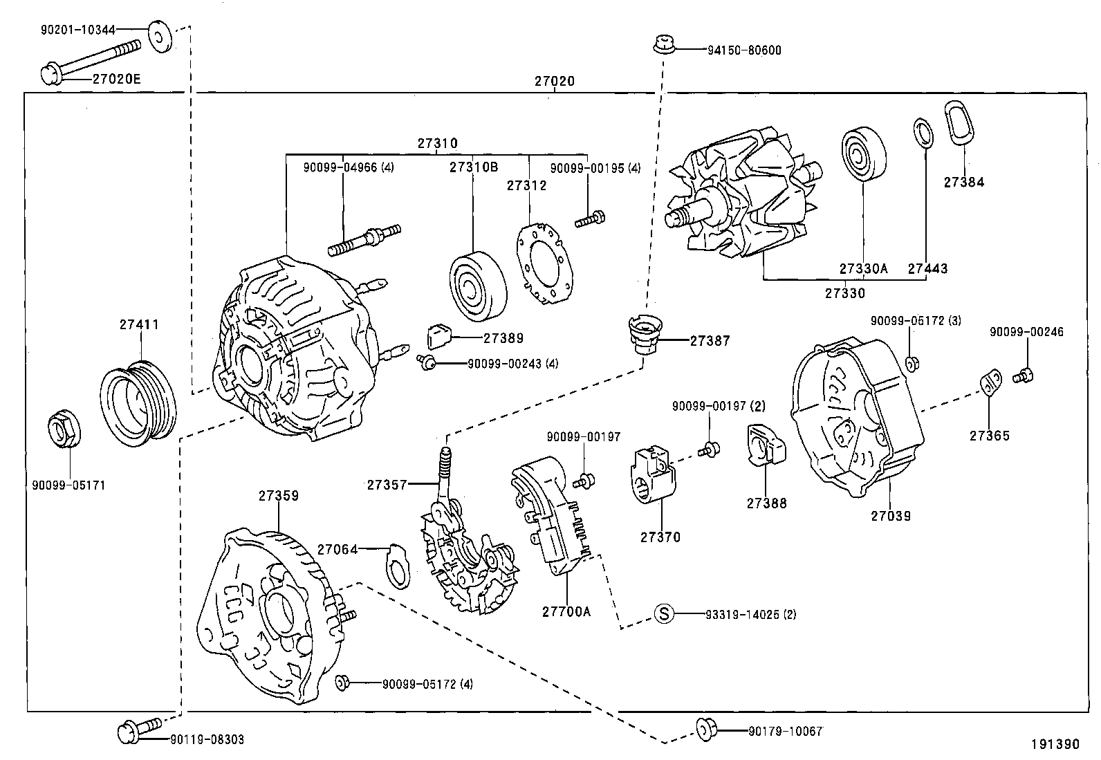  CARINA FF |  ALTERNATOR