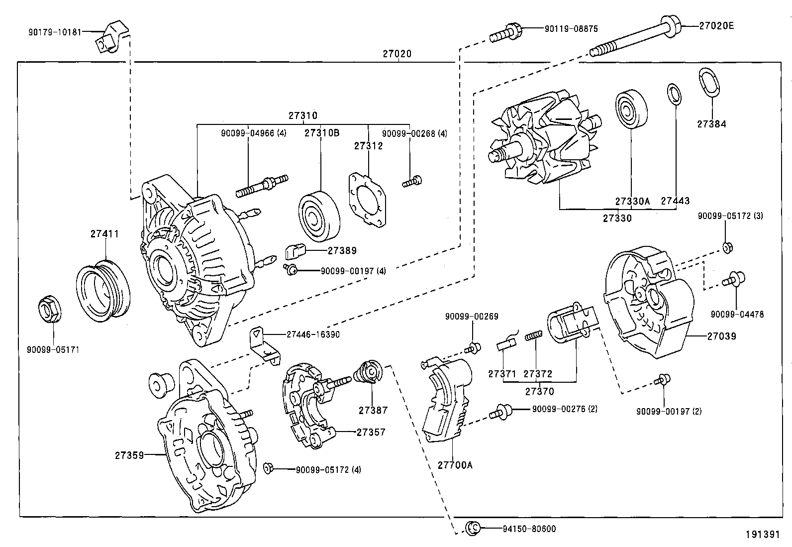  CARINA FF |  ALTERNATOR