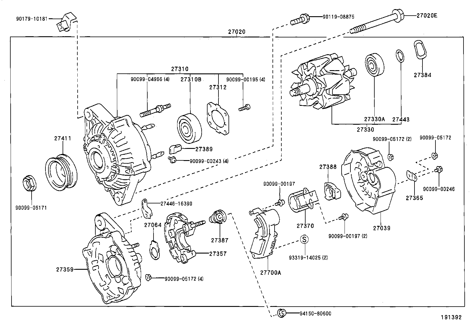  CARINA FF |  ALTERNATOR