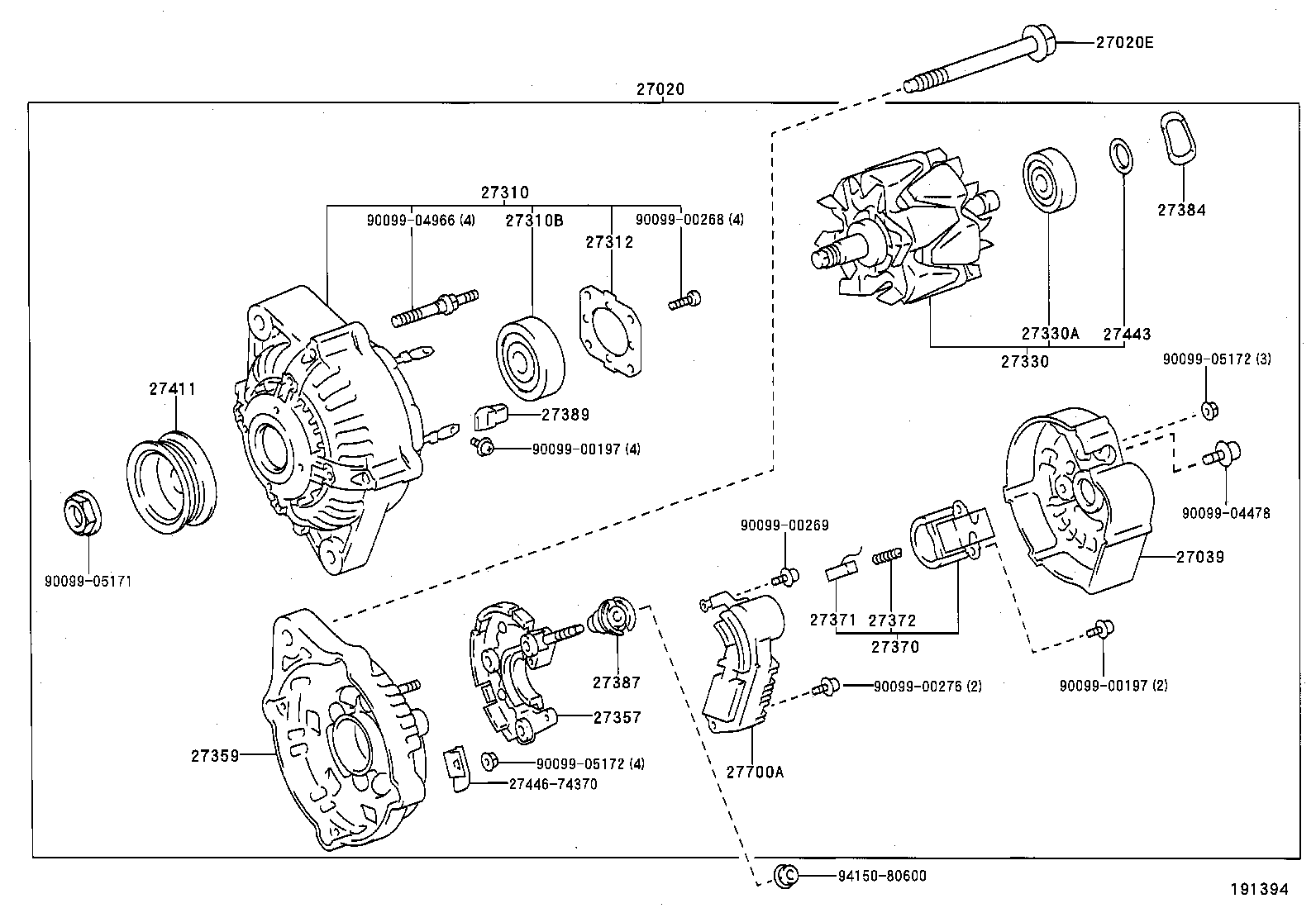  CARINA FF |  ALTERNATOR