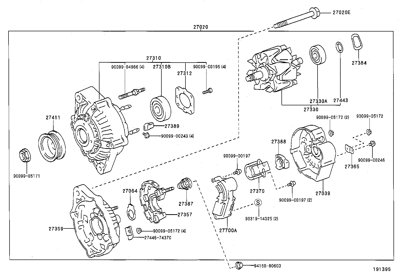  CARINA FF |  ALTERNATOR