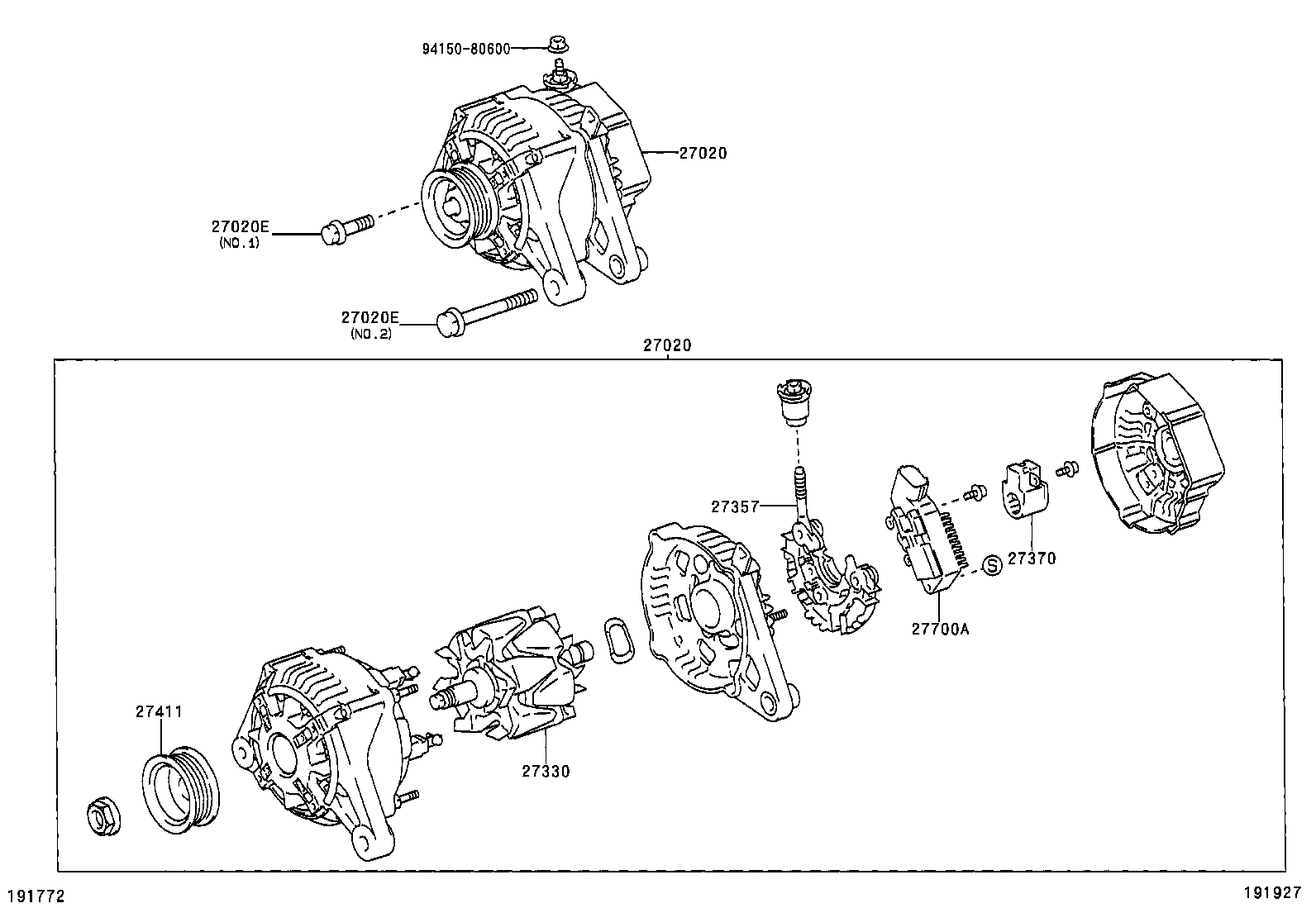  RAV4 J L |  ALTERNATOR