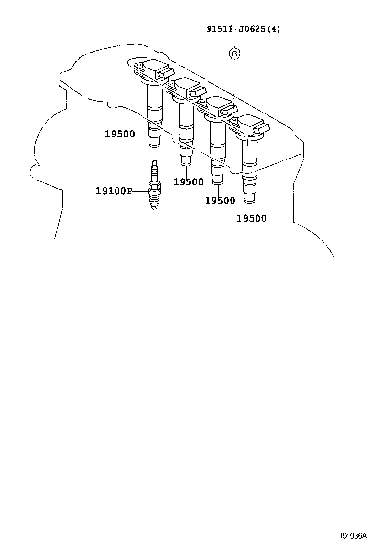  RAV4 J L |  IGNITION COIL SPARK PLUG