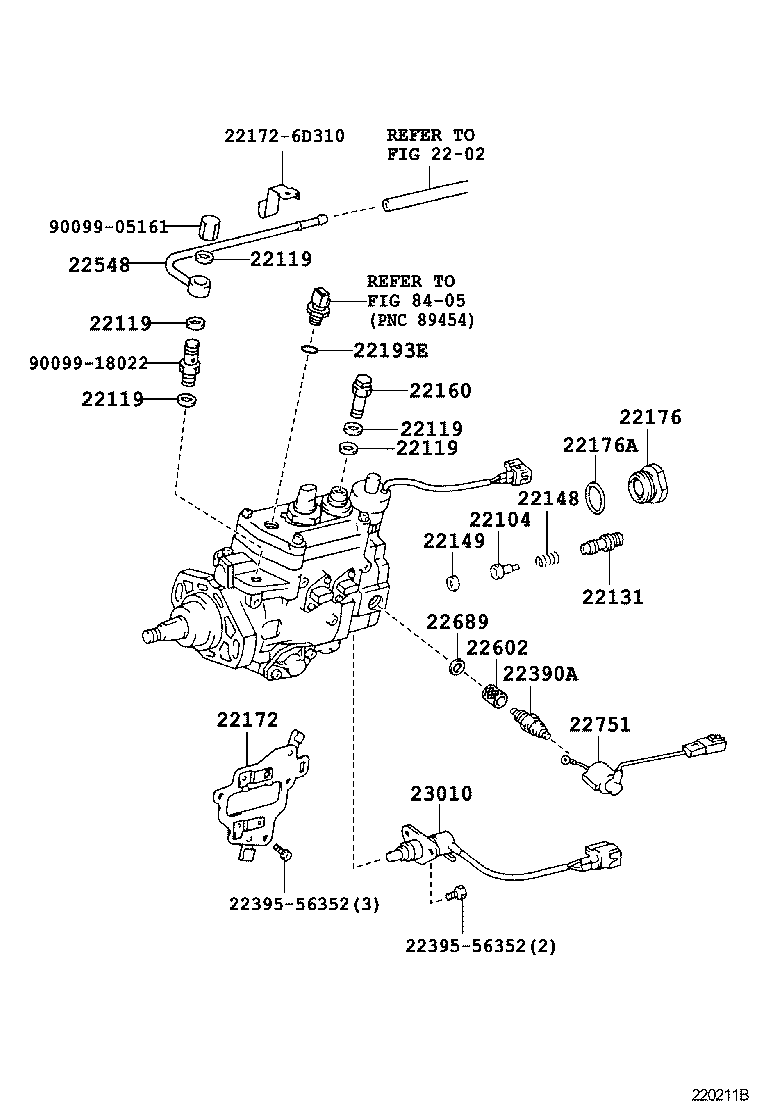  ESTIMA EMINA LUCIDA |  INJECTION PUMP BODY