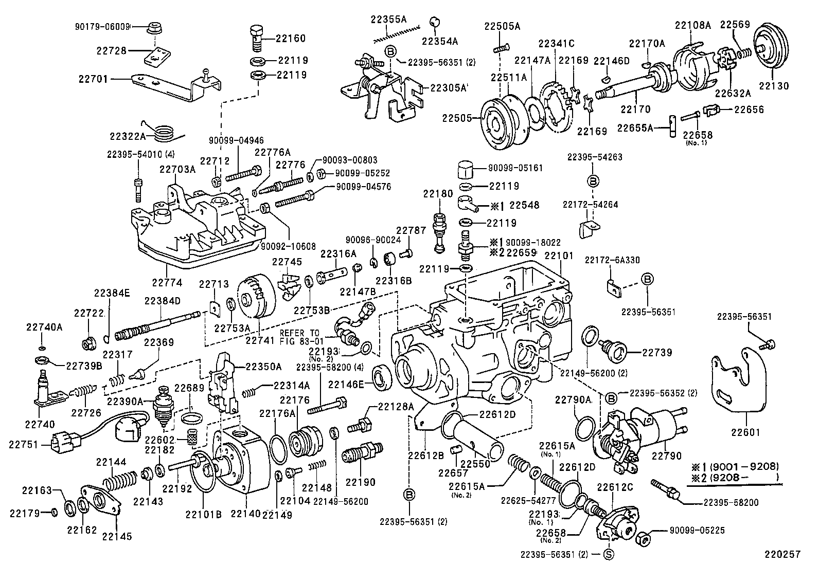 LAND CRUISER S T H T |  INJECTION PUMP BODY