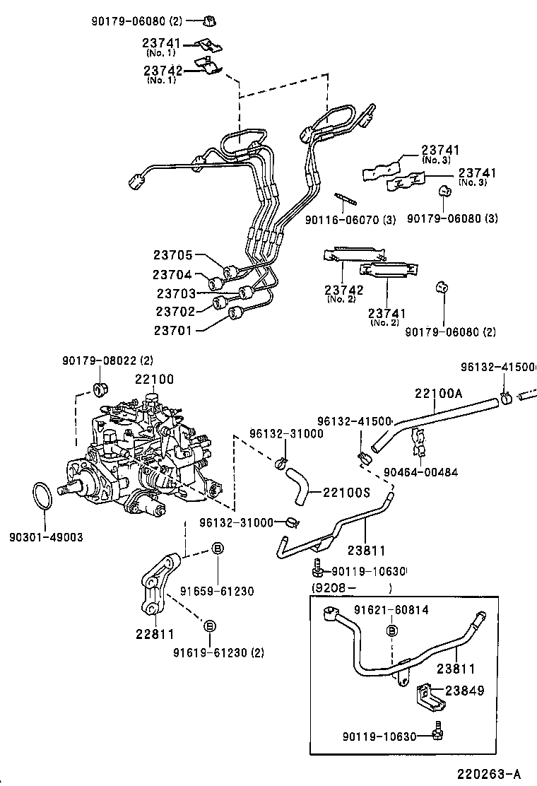  LAND CRUISER S T H T |  INJECTION PUMP ASSEMBLY