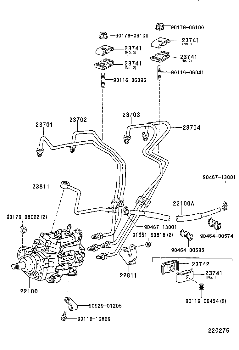  LAND CRUISER S T H T |  INJECTION PUMP ASSEMBLY