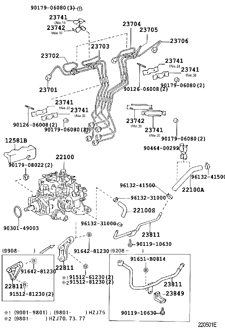  LAND CRUISER S T H T |  INJECTION PUMP ASSEMBLY