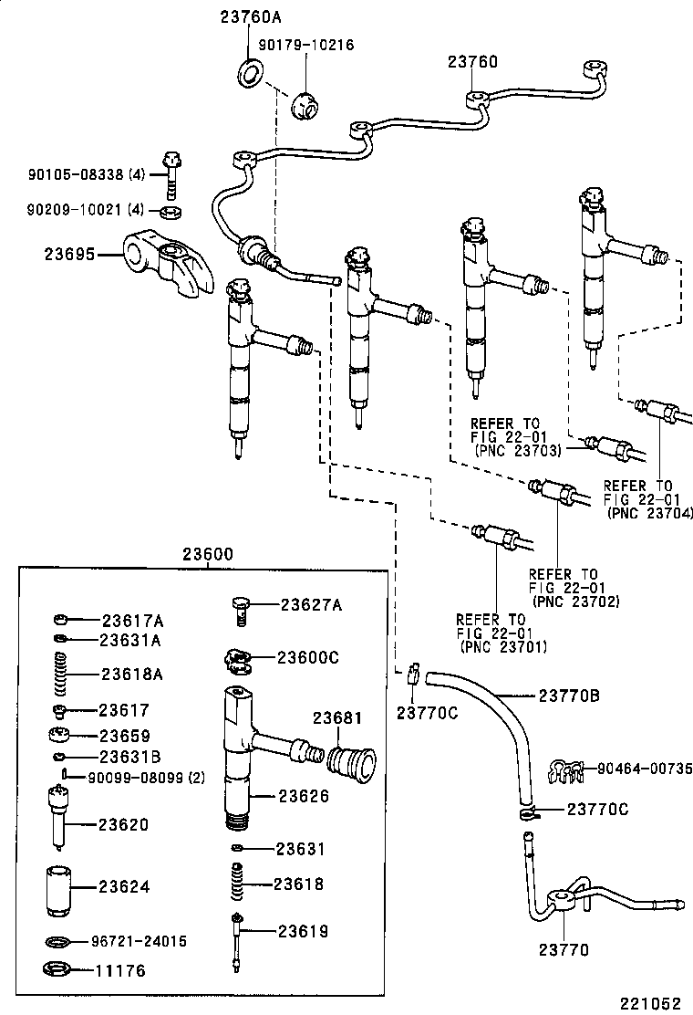  DYNA 200 TOYOACE G25 |  INJECTION NOZZLE