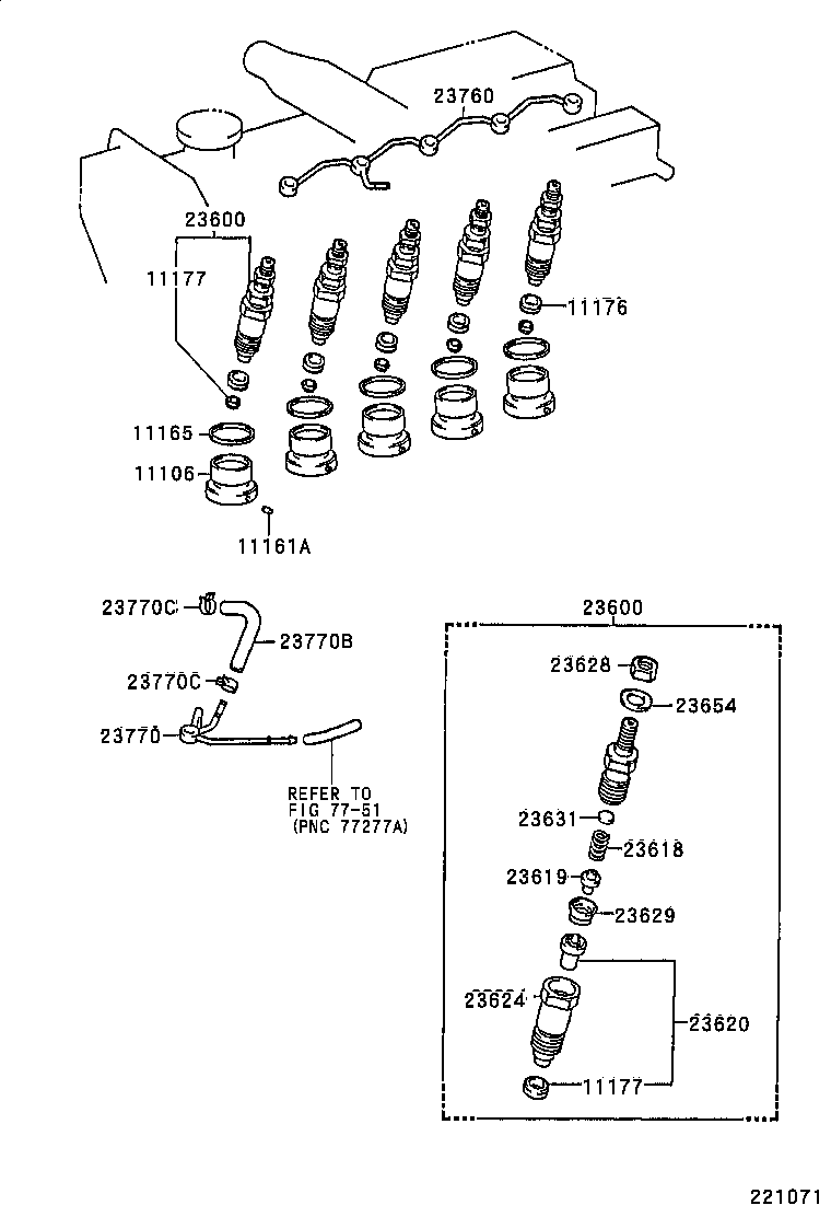  LAND CRUISER S T H T |  INJECTION NOZZLE