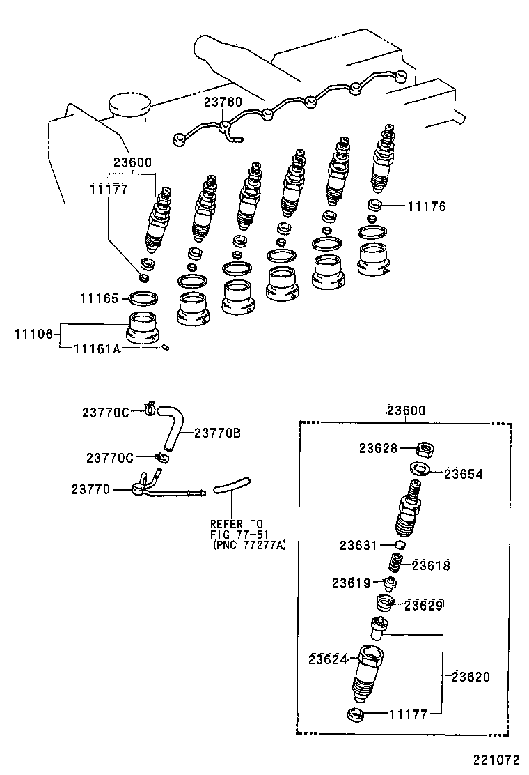 LAND CRUISER S T H T |  INJECTION NOZZLE