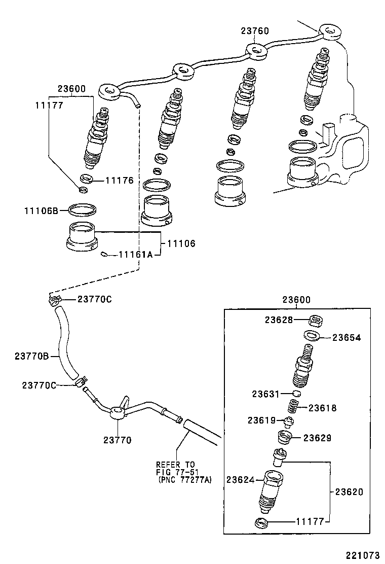  LAND CRUISER S T H T |  INJECTION NOZZLE