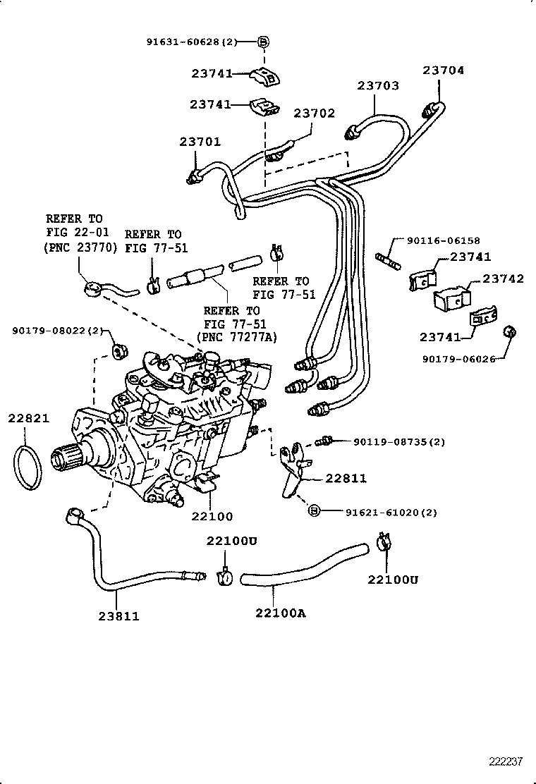  DYNA 200 TOYOACE G25 |  INJECTION PUMP ASSEMBLY