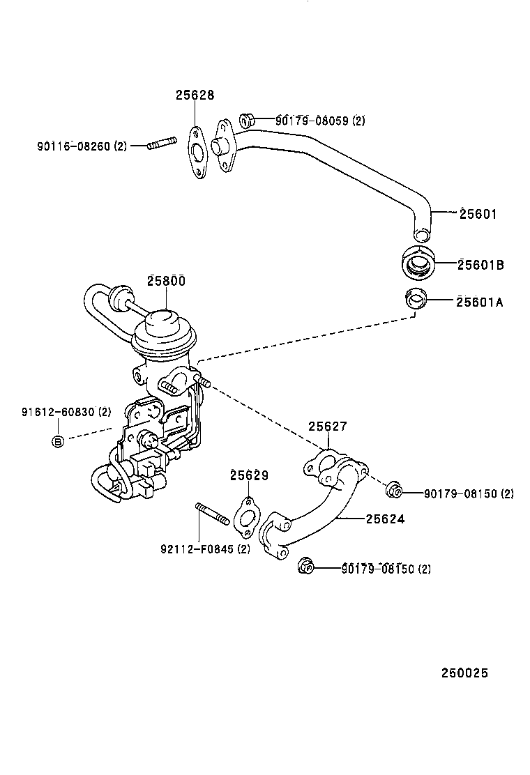  LAND CRUISER S T H T |  EXHAUST GAS RECIRCULATION SYSTEM